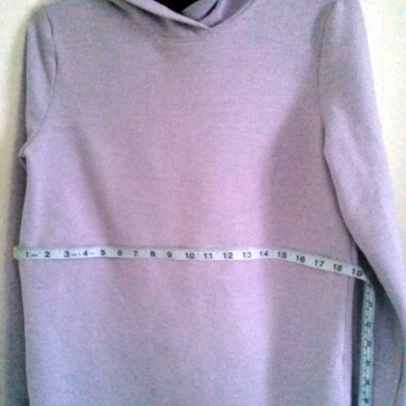 Joe Fresh Women's Pullover Hoodie, Mauve/Purple, Small - Picture 5 of 10